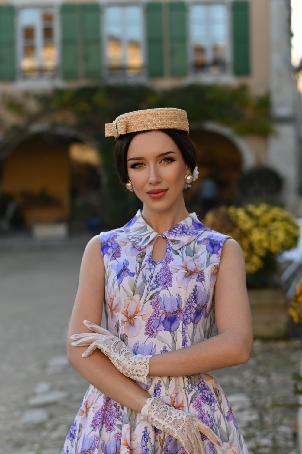 Lavender Fields Shirt Dress